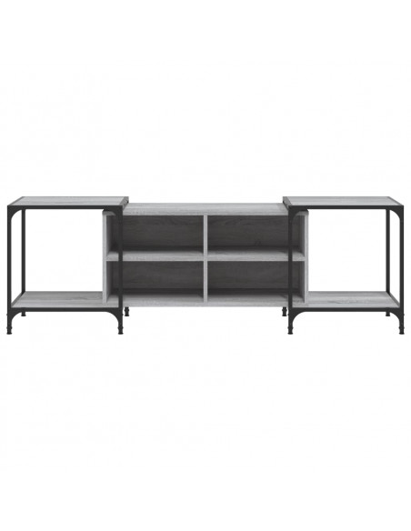 Mobile Porta TV Grigio Sonoma 153x37x50 cm in Legno Multistrato