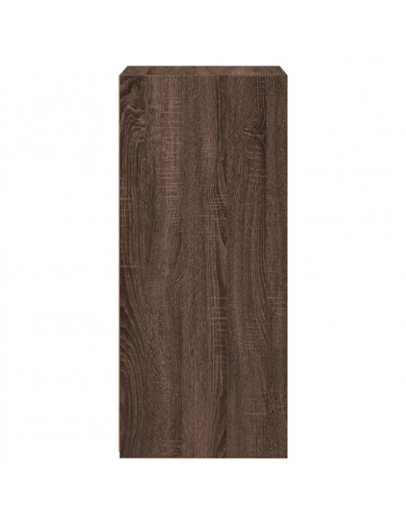 Credenza Rovere Marrone 45x41x93 cm in Legno Multistrato