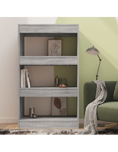 Libreria/Divisorio Grigio Sonoma 60x30x103 cm in Truciolato