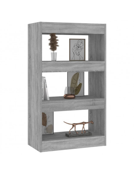 Libreria/Divisorio Grigio Sonoma 60x30x103 cm in Truciolato