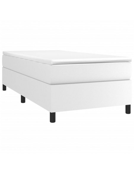 Giroletto a Molle Bianco 90x190 cm in Similpelle