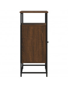 Credenza Rovere Marrone 69x35x80 cm in Legno Multistrato 2