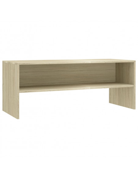 Mobile Porta TV Rovere Sonoma 100x40x40 cm in Legno Multistrato