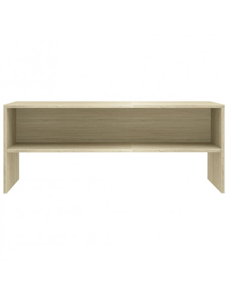 Mobile Porta TV Rovere Sonoma 100x40x40 cm in Legno Multistrato