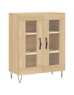 Credenza Rovere Sonoma 69,5x34x180 cm in Legno Multistrato 2