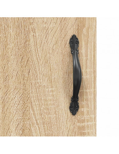 Credenza Rovere Sonoma 69,5x34x180 cm in Legno Multistrato