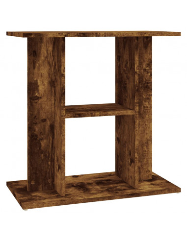 Supporto Acquario 60x30x60 cm in Legno Multistrato Rovere Fumo