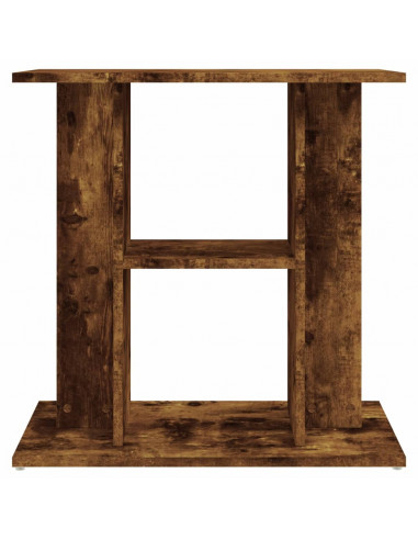 Supporto Acquario 60x30x60 cm in Legno Multistrato Rovere Fumo