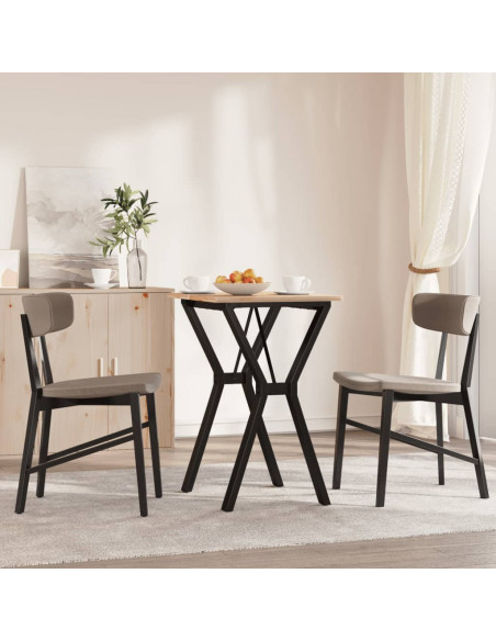 Telaio Gambe a Y per Tavolo da Pranzo 50x40x73 cm in Ghisa