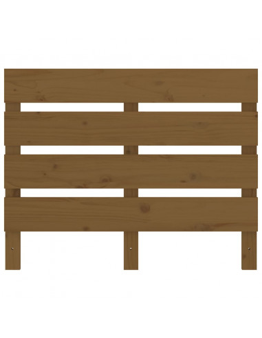 Testiera per Letto Miele 100x3x80 cm in Legno Massello di Pino