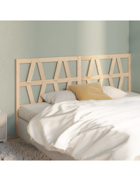 Testiera per Letto 206x4x100 cm in Legno Massello di Pino