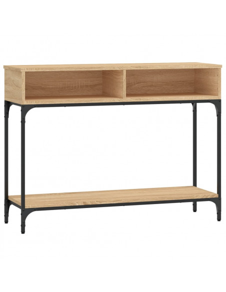 Tavolino Consolle Rovere Sonoma 100x30,5x75cm Legno Multistrato