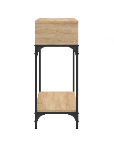 Tavolino Consolle Rovere Sonoma 100x30,5x75cm Legno Multistrato