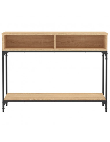 Tavolino Consolle Rovere Sonoma 100x30,5x75cm Legno Multistrato