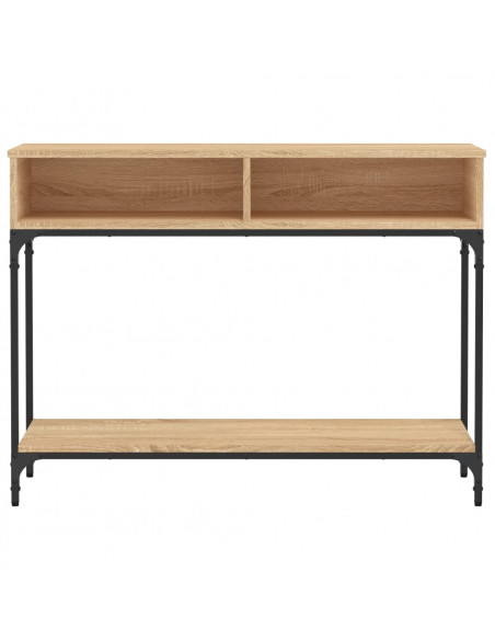 Tavolino Consolle Rovere Sonoma 100x30,5x75cm Legno Multistrato