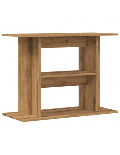 Supporto Acquario 80x35x60 cm Multistrato Rovere Artigianale 2