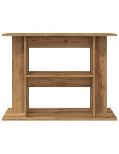 Supporto Acquario 80x35x60 cm Multistrato Rovere Artigianale