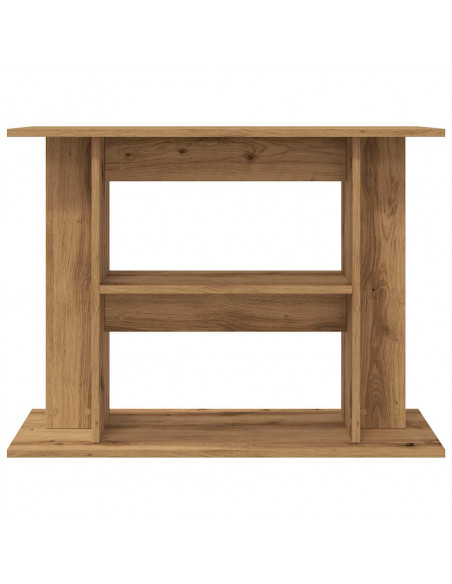 Supporto Acquario 80x35x60 cm Multistrato Rovere Artigianale