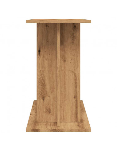 Supporto Acquario 80x35x60 cm Multistrato Rovere Artigianale