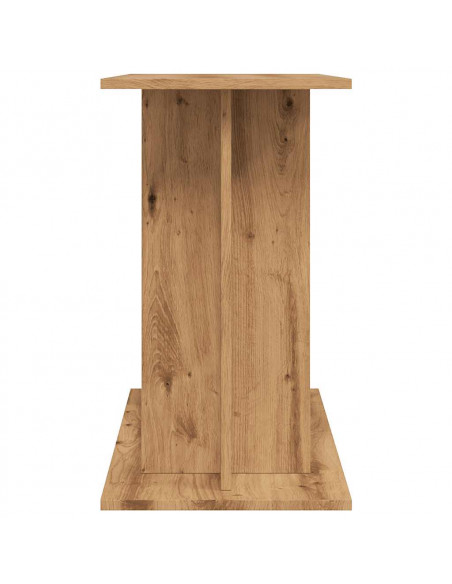 Supporto Acquario 80x35x60 cm Multistrato Rovere Artigianale
