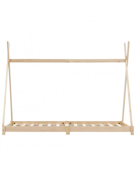Giroletto per Bambini in Legno Massello di Pino 70x140 cm