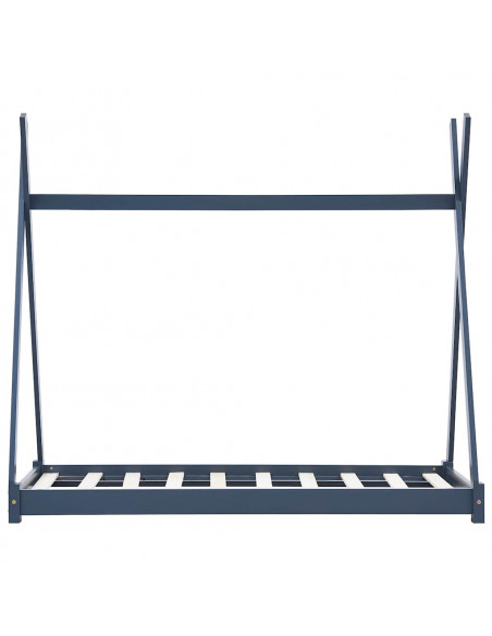 Giroletto per Bambini Grigio in Massello di Pino 70x140 cm