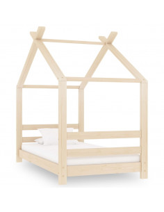 Giroletto per Bambini in Legno Massello di Pino 70x140 cm 2