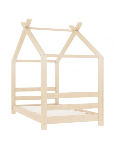 Giroletto per Bambini in Legno Massello di Pino 70x140 cm