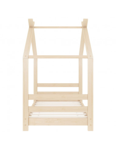 Giroletto per Bambini in Legno Massello di Pino 70x140 cm