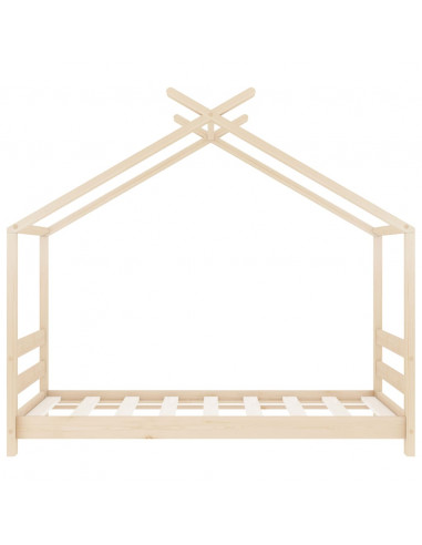 Giroletto per Bambini in Legno Massello di Pino 70x140 cm