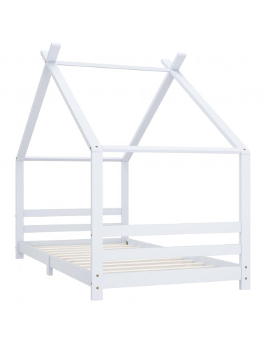 Giroletto per Bambini Bianco in Massello di Pino 90x200 cm