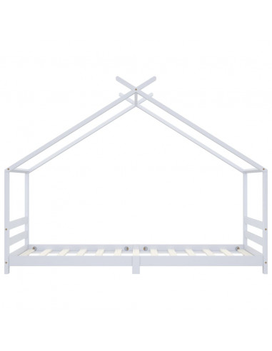 Giroletto per Bambini Bianco in Massello di Pino 90x200 cm