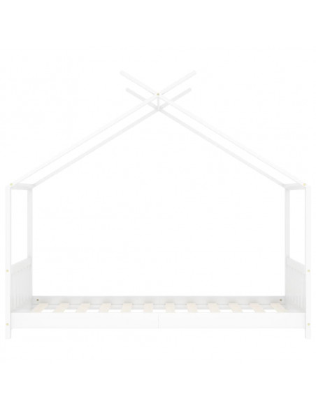 Giroletto per Bambini Bianco in Massello di Pino 70x140 cm