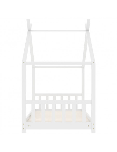 Giroletto per Bambini Bianco in Massello di Pino 70x140 cm