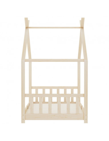 Giroletto per Bambini in Legno Massello di Pino 90x200 cm