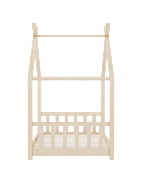 Giroletto per Bambini in Legno Massello di Pino 90x200 cm