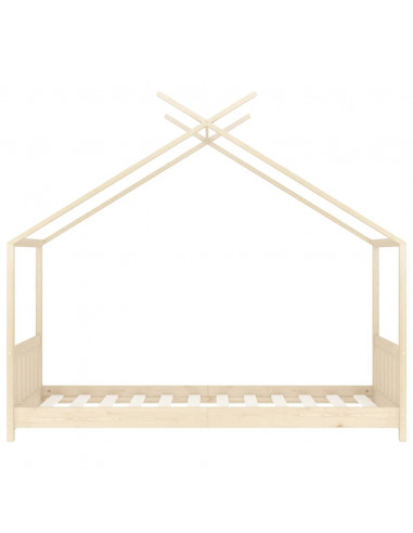 Giroletto per Bambini in Legno Massello di Pino 70x140 cm