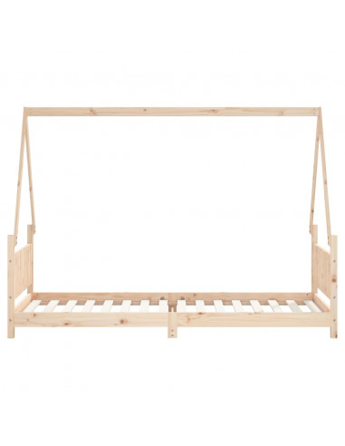 Giroletto per Bambini 80x200 cm in Legno Massello di Pino