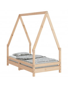Giroletto per Bambini 70x140 cm in Legno Massello di Pino 2