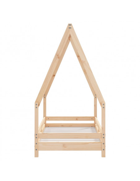Giroletto per Bambini 70x140 cm in Legno Massello di Pino