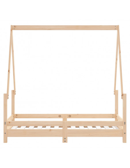 Giroletto per Bambini 70x140 cm in Legno Massello di Pino
