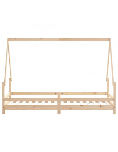 Giroletto per Bambini 80x200 cm in Legno Massello di Pino