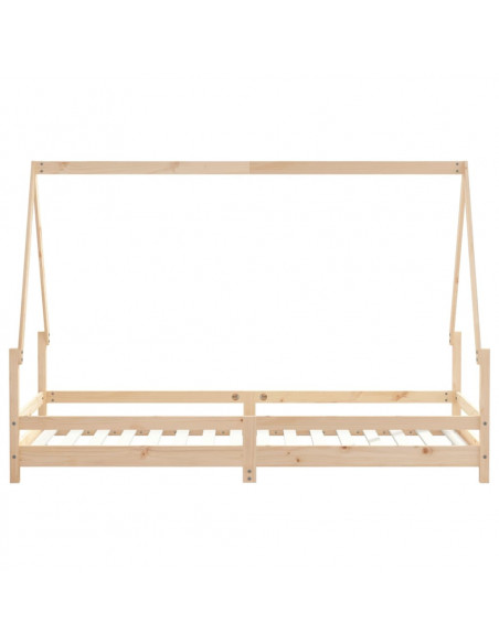 Giroletto per Bambini 80x200 cm in Legno Massello di Pino