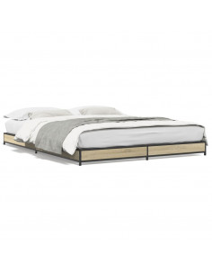 Giroletto Rovere Sonoma 120x200 cm in Legno Multistrato Metallo 2