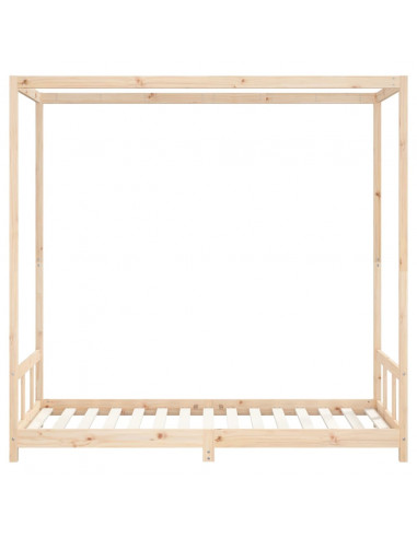 Giroletto per Bambini 90x190 cm in Legno Massello di Pino