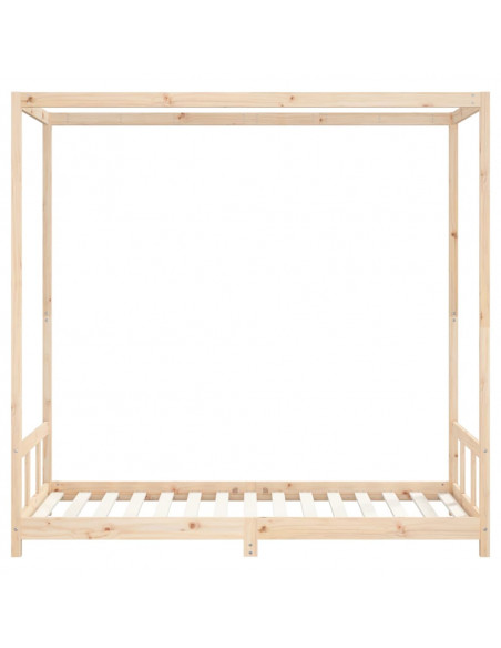 Giroletto per Bambini 90x190 cm in Legno Massello di Pino