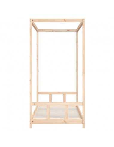 Giroletto per Bambini 90x190 cm in Legno Massello di Pino