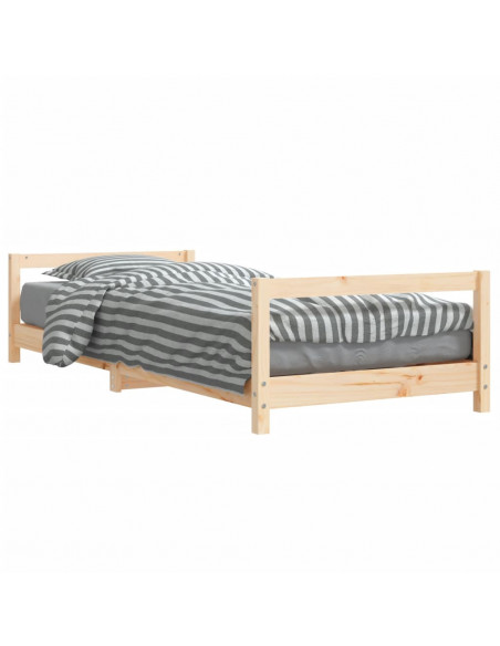 Giroletto per Bambini 80x200 cm in Legno Massello di Pino