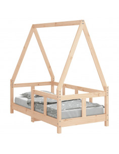 Giroletto per Bambini 70x140 cm in Legno Massello di Pino 2