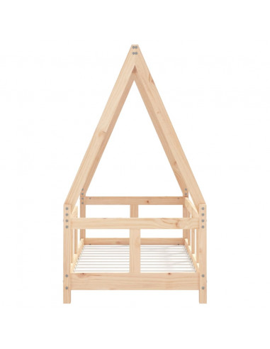 Giroletto per Bambini 70x140 cm in Legno Massello di Pino